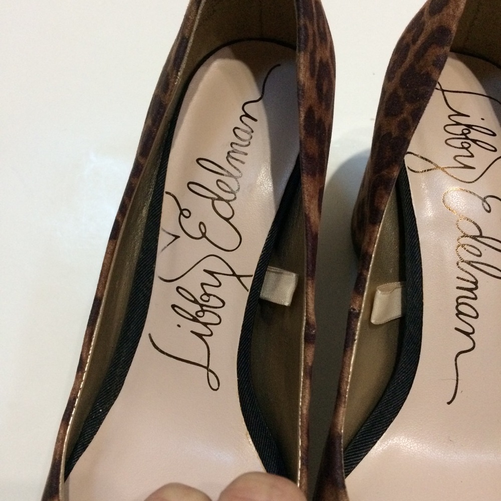 Libby Edelman Jenna Leopard Print Block Heel Pump - image 2